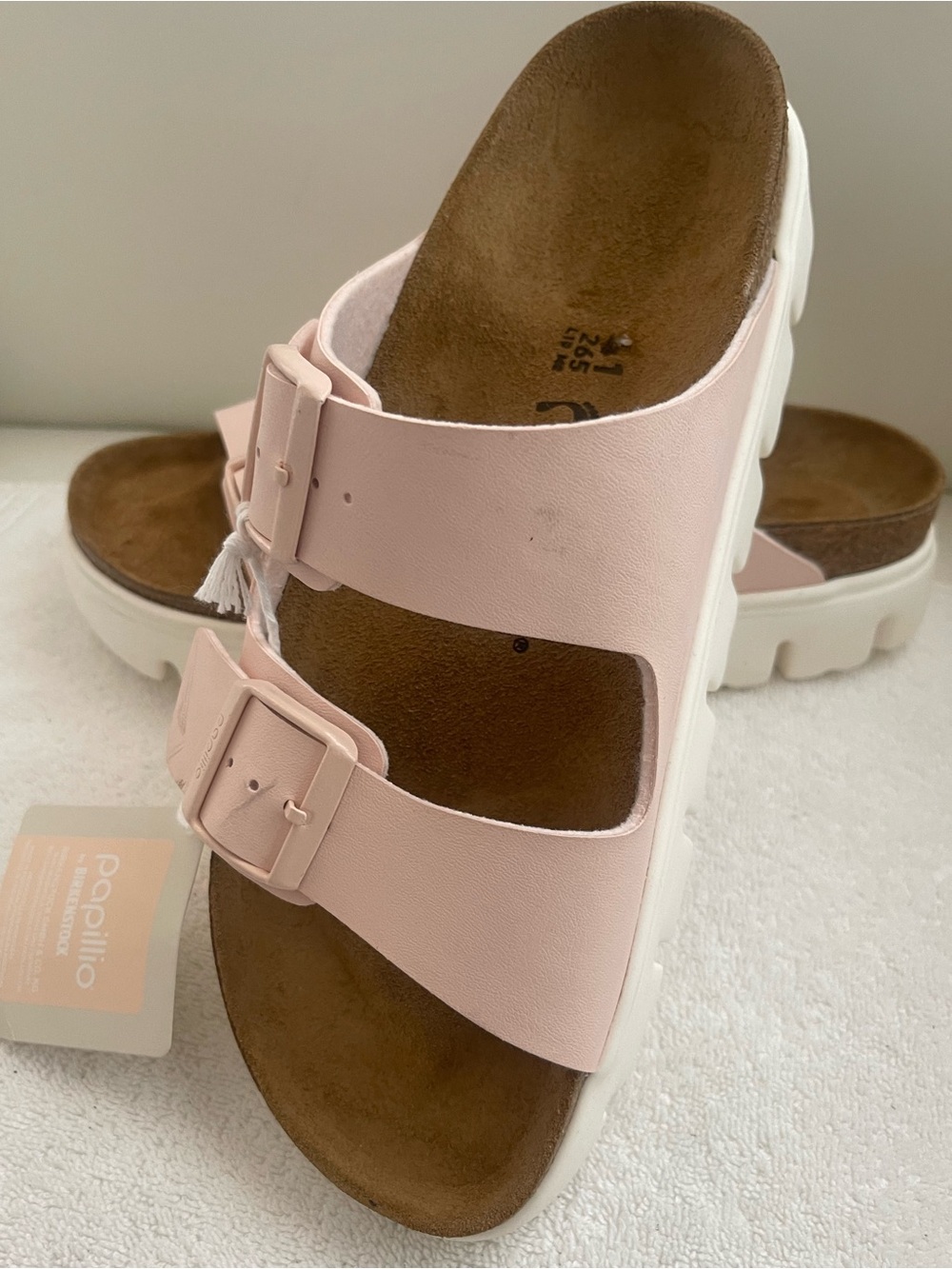 NWT Birkenstock Papillio Women's Arizona Platform Slide-